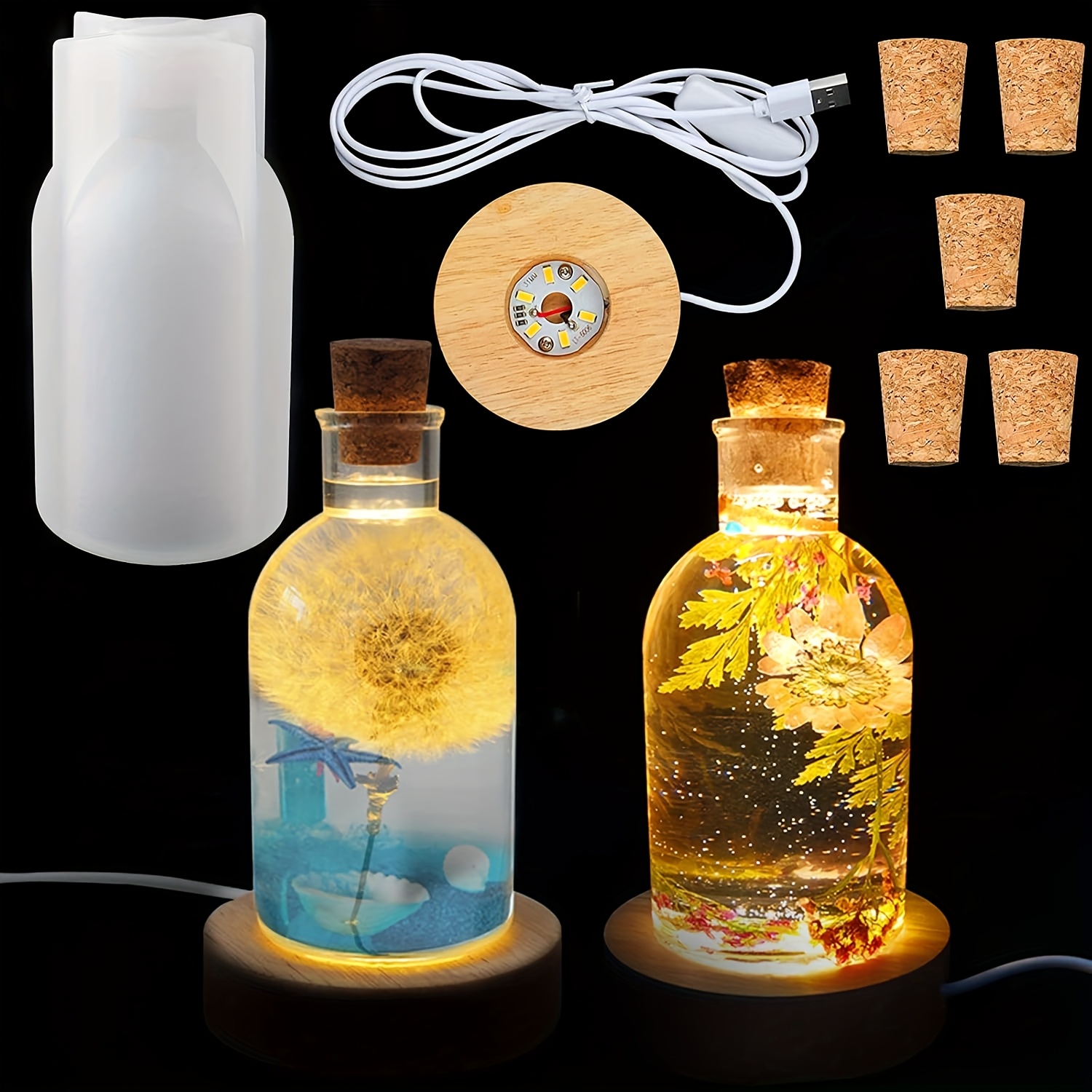 Woodworking Resin - Set de moldes de resina para