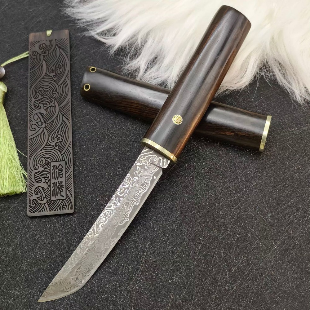 Woodworking In Japanese - Cuchillo de Bolsillo de Hoja Fija