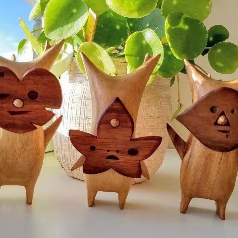 Estatua Korok de madera para d - Woodworking Resin reseña y precio